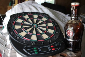 Dart Board and Granite City Brewery...