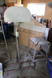 Large propane regulator with stand ...