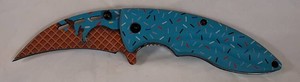 NEW Falcon Ice Cream Cone Assisted Opening Hawkbill Folding Knife  440 Stainless Steel