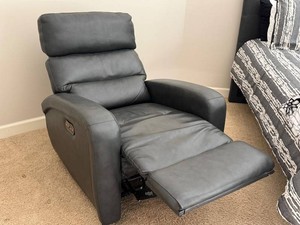 GBR - Electric Leather Recliner Chair Adjustable Head & Foot Rest