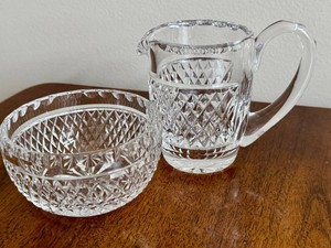 DN - Crystal Cream and Sugar Set - Waterford Colleen
