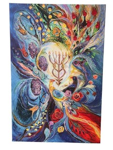 DN - Canvas Print - Elena Kotliarker Peacock Floral