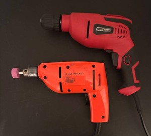 LLBR - Corded Drill Lot - Tool Shop 38 in VSR Drill & 38 in Drill