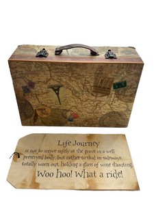 LLBR - Decorative Travel Suitcase Home Decor Sign