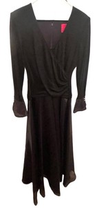 LLBR - Black Evening Dress - JS Collections Petite Size 8