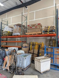 Tear Drop Pallet Racking Section