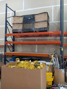 Tear Drop Pallet Racking Section
