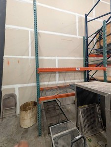 Tear Drop Pallet Racking Section