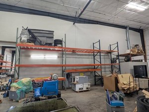 Tear Drop Pallet Racking Section