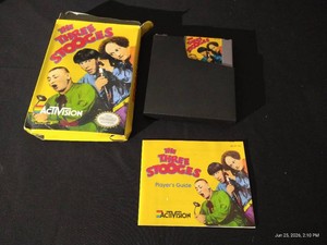NES Three Stooges - Complete in Box (Box Damage)