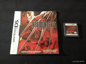 Nintendo DS Resident Evil Deadly Silence - Cartridge & Manual - RARE