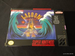 SNES Lagoon - Complete in Box