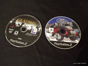 (2) PS2 Games - Gladius & 4x4 Evo - Discs Only