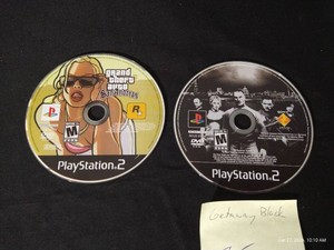 (2) PS2 Games - GTA San Andreas & Getaway Black - Discs Only