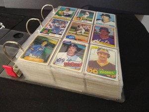 PACKED Vintage Baseball Card Album - 1970s & 1980s - Many Stars