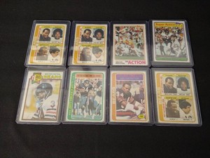(8) Vintage Walter Payton Cards