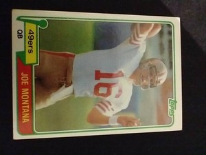 1981 Topps Joe Montana Rookie Card