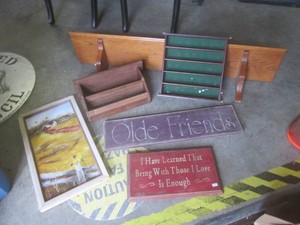 (A-1) Wood Shelves, Golf Ball Displ...