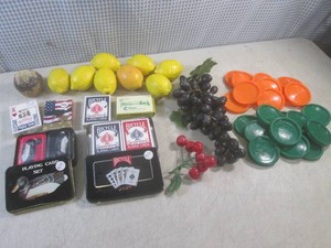 (G-1) Assorted Playing Cards, Faux ...