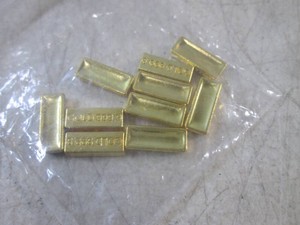 (CNTR) 10 Miniature Replica Gold Ba...