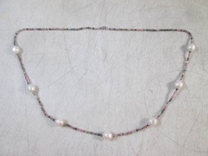 (CNTR) Beaded String Necklace with ...