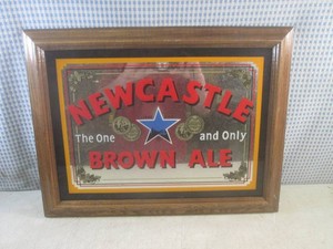 Framed Newcastle Brown Ale Mirror 2...