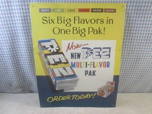(EC1) Pez Candy Metal Sign 16 x 12...