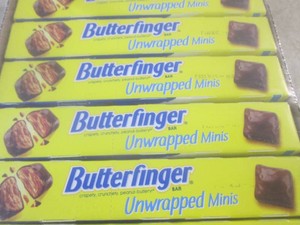 (B-1) 9 Boxes of Butterfinger Unwra...