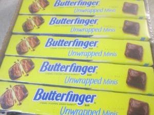 (B-1) 9 Boxes of Butterfinger Unwra...