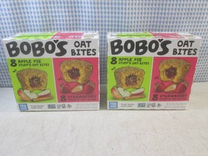 (B-2) 2 Boxes of Bobos Oat Bites 8...