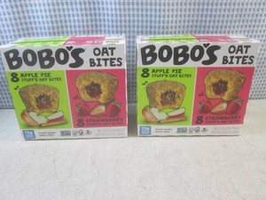(B-2) 2 Boxes of Bobos Oat Bites 8...
