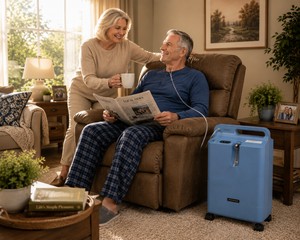 MSRP $2,000 RESPIRONICS EVERFLO Q 5 LPM (5 LITERMINUTE) OXYGEN CONCENTRATOR WOPI OXYGEN PURITY INDICATOR, RELIABLE CONTINUOUS-FLOW HOME OXYGEN THERAPY SYSTEM FOR COPD, EMPHYSEMA, HOSPICE, HOME HEALTHCARE, ASSISTED LIVING &amp REHABILITATION