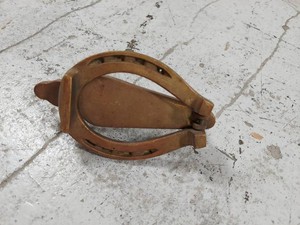 Bronze Horseshoe Door Knocker Rustic Architectural Hardware