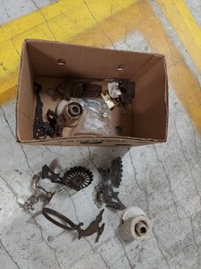 Lot Including Antique Vintage Lighting Parts Sconces Hardware Approx. 15 Pcs