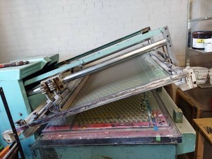 American Eagle Screen Printing Press Vacuum Table w Manual