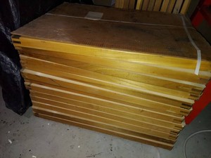 Lot Including Approximately Wooden Frames Without Screens Bulk Lot