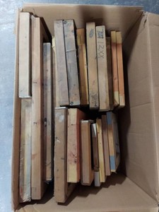 Lot Including Approximately 18 Screen Printing Frames & 3 Light Floor Lamp