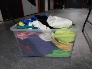 Lot Including Approximately 30 Blank NOS T-Shirts Gildan Port & Co
