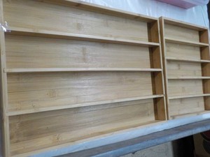 2 Wood Organizers 18 x 12 and 11 x ...