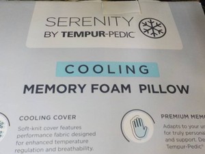 Serenity Cooling Memory Foam Pillow...