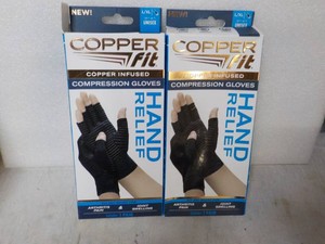 2 pair Copper Fit Compression Glove...