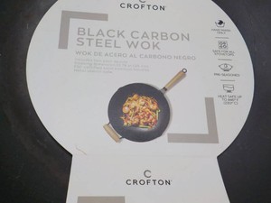 Black Carbon Steel Wok...