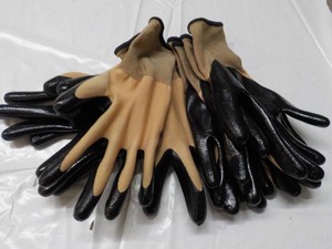 4 Pair Latex Coated Gloves...