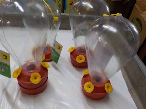 4 Hummingbird Feeders...