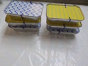 12 Aluminum Oblong Pans with Board ...