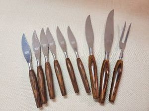 Gorgeous Kitchen utensils with Wooden Handles Mode Danish Stainless Shefield England