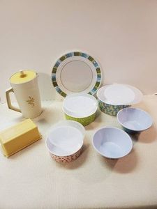 Vintage Cereal Bowls Frosted Flakes, Shrek, Colorful Storage food containers, Vintage Tupperware and more