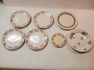 Vintage Plates, Shenango China and Inca ware