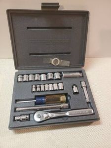 Vintage Sears Craftsman metric Set Complete