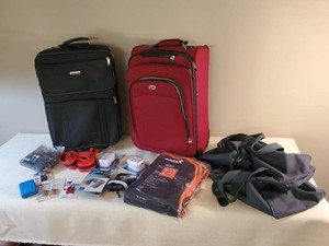 Travelers Dream Misc. items Swiss Gear Locks still in package, American Tourister Luggage, Duffle bag and more